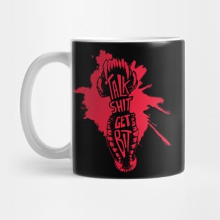 Talk Shit, Get Bit - Red Mug